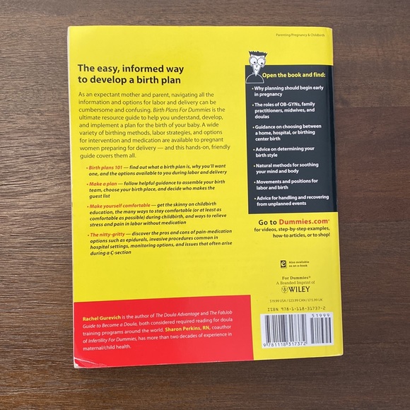 Birth Plans for Dummies, 2013 - Picture 6 of 7